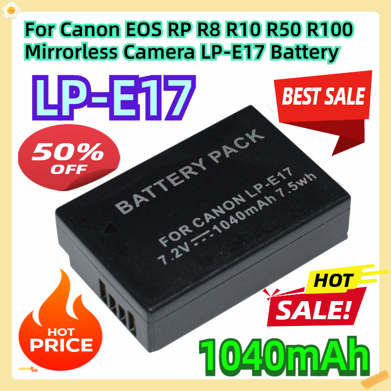 Canon Camera Eos R8 - แบตเตอรี่ LP-E17 สำหรับกล้องมิเรอร์เลส Canon EOS RP