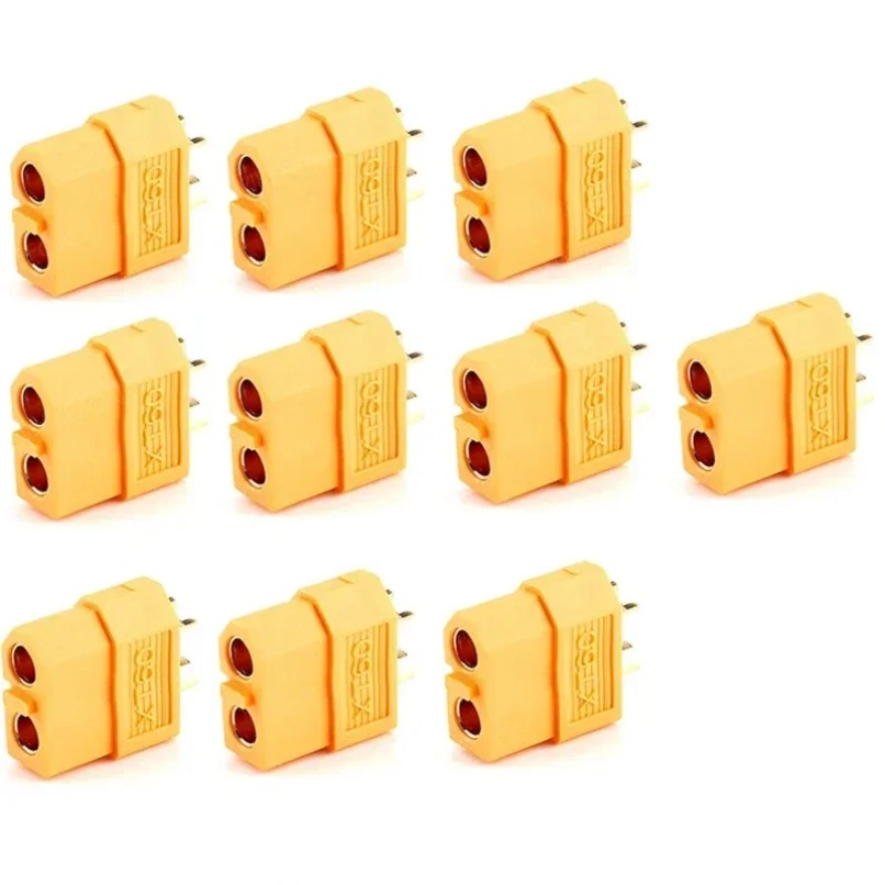 Drone Battery Connector - ขั้วต่อแบบ XT60 ตัวผู้ ตัวเมีย 10 คู่