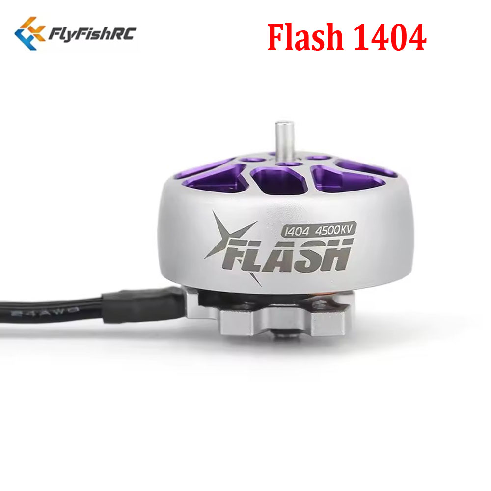 Drone Battery 4S - มอเตอร์ไร้แปรงถ่าน FlyFishRC Flash 1404 4500KV 4