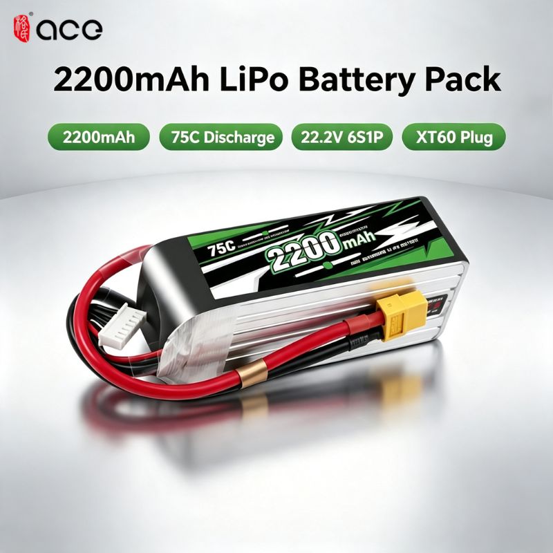 Drone Battery Lipo - แบตเตอรี่ Lipo รุ่นใหม่ Gens ACE 22.2V