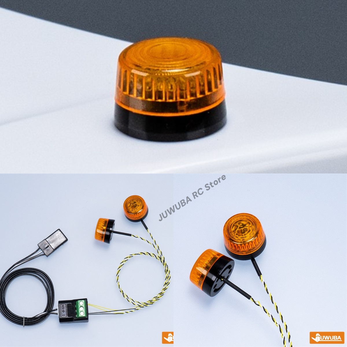 Drone Battery Alarm - 1/14 รุ่น RC LED 360 องศาหมุน