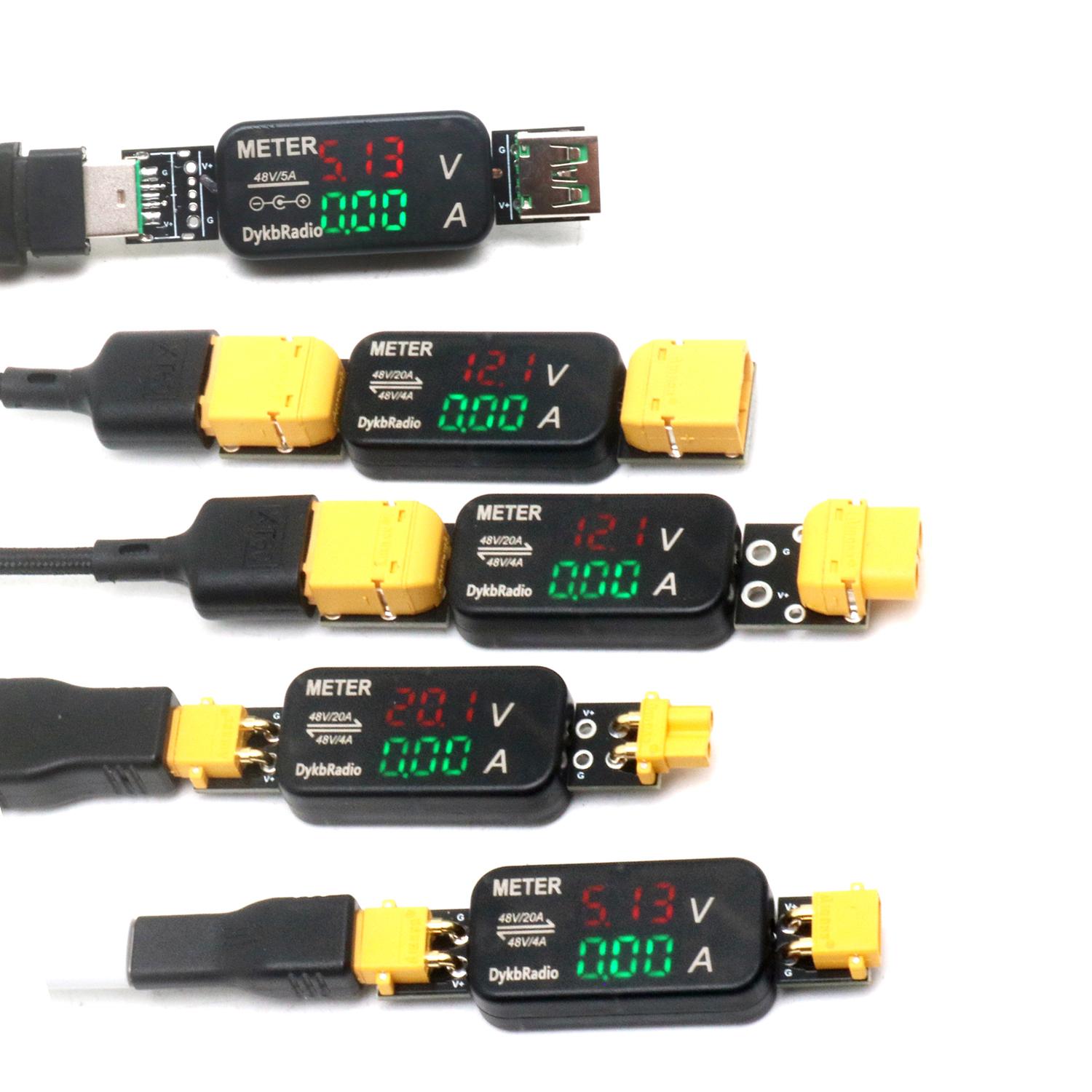 USB XT30 XT60 DC 20A แรงดันไฟฟ - Drone Battery Voltage Checker บทวิจารณ์และราคา