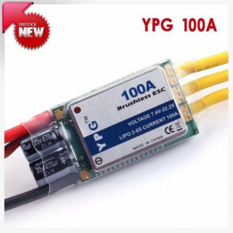 YPG 100A ESC 2 ~ 6S SBEC ตัวคว - Drone Battery 6S บทวิจารณ์และราคา