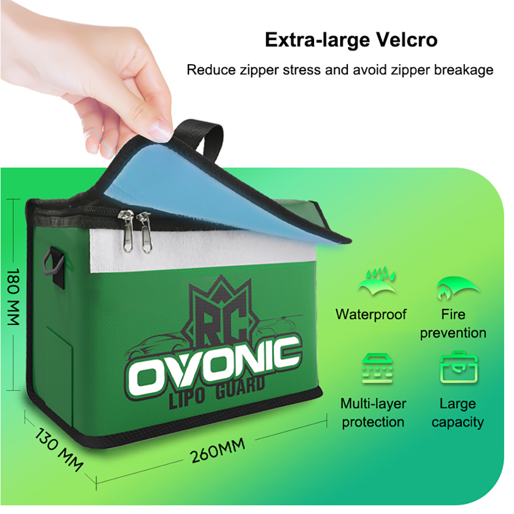 กระเป๋าใส่แบตเตอรี่ Ovonic LiP - Drone Battery Bag บทวิจารณ์และราคา