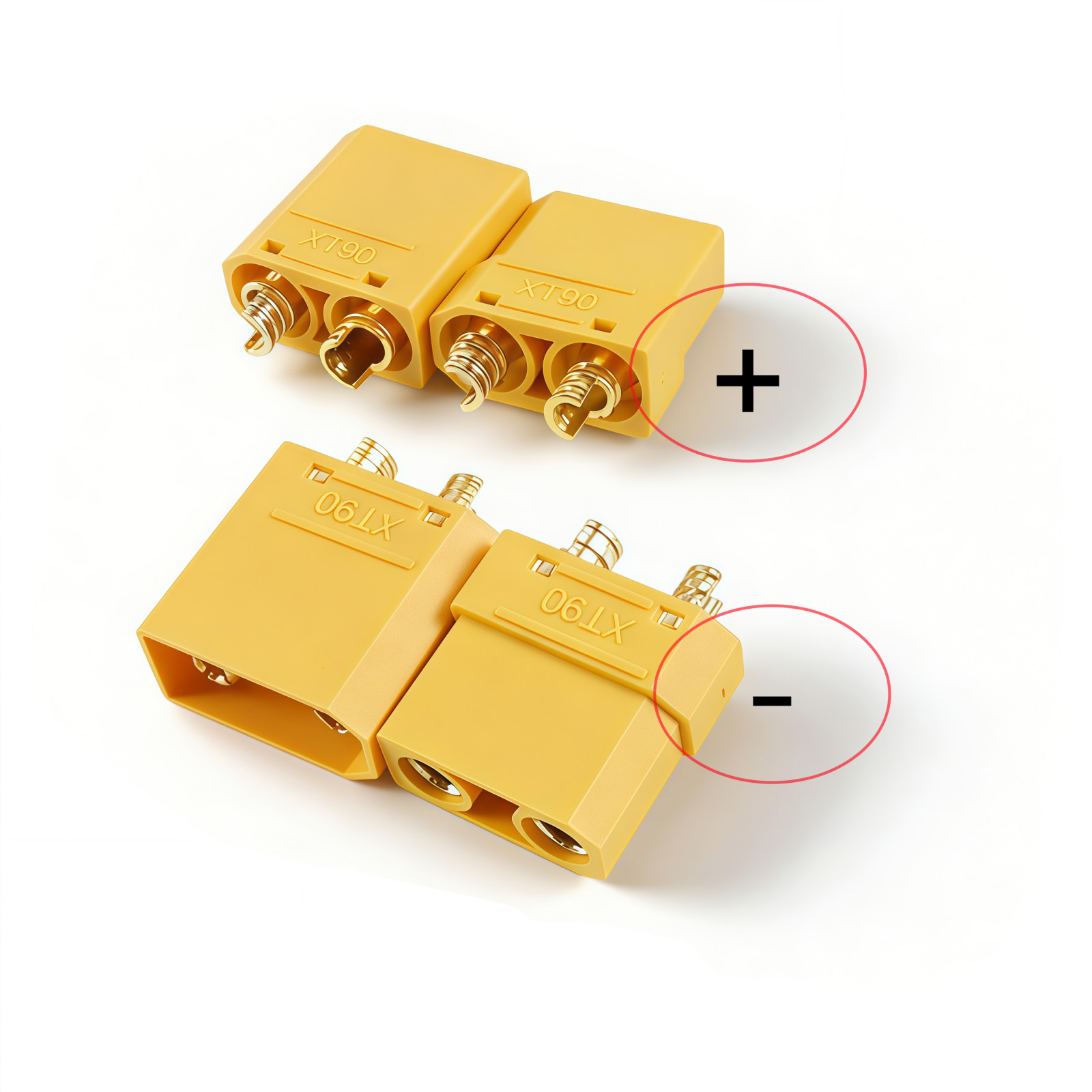 หัวต่อ XT90 แบบตัวผู้และตัวเมี - Drone Battery Connector บทวิจารณ์และราคา