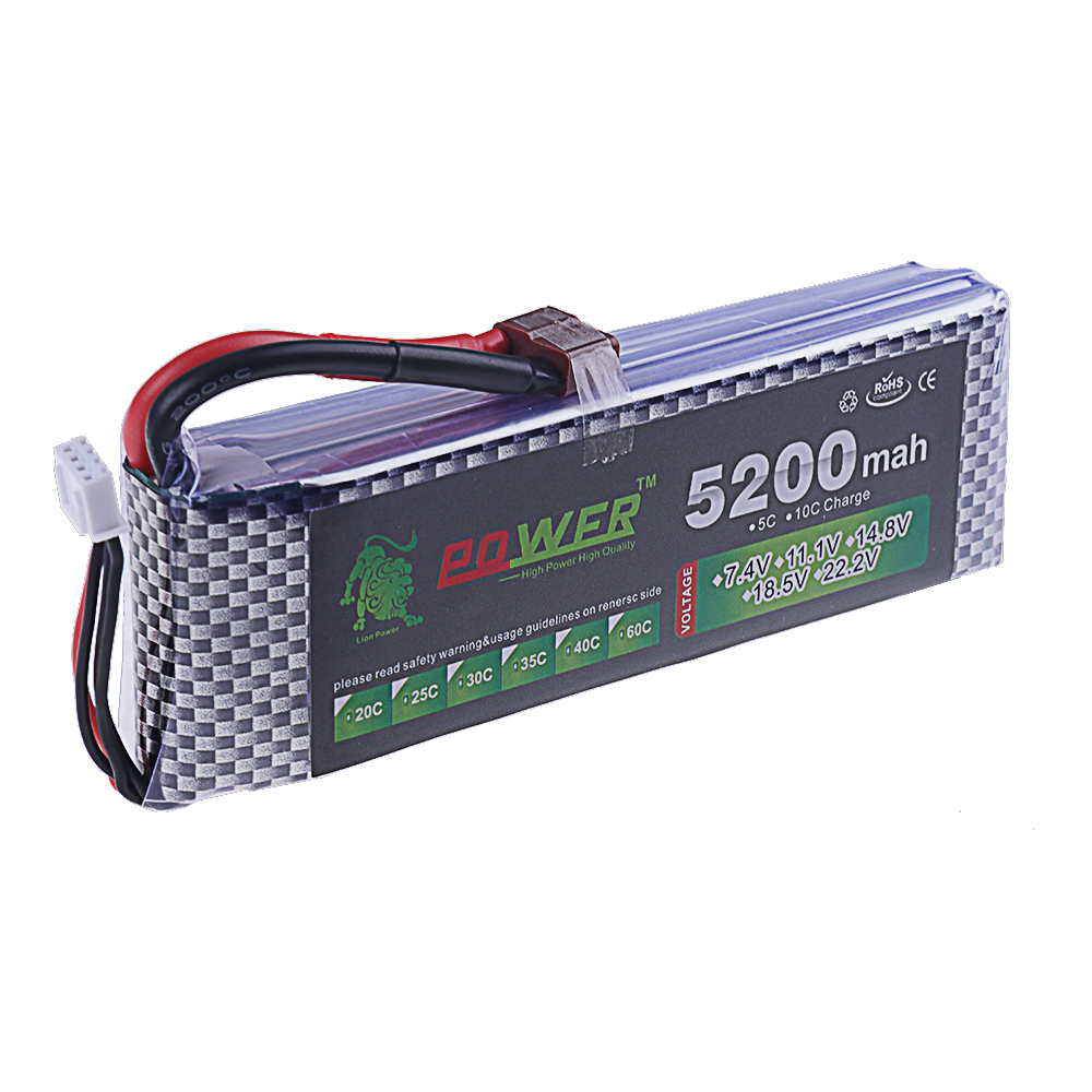 3S Lipo แบตเตอรี่ 11.1V 5200 m - Drone Battery Lipo บทวิจารณ์และราคา